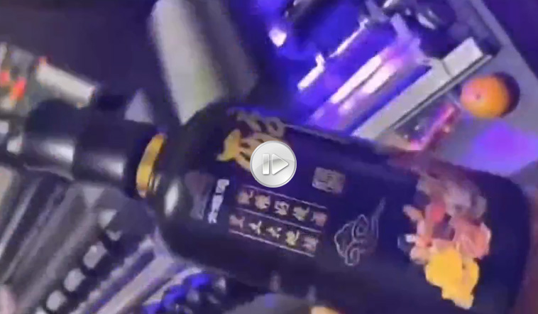 圓柱體打印視頻，酒瓶打印視頻，化妝品打印視頻